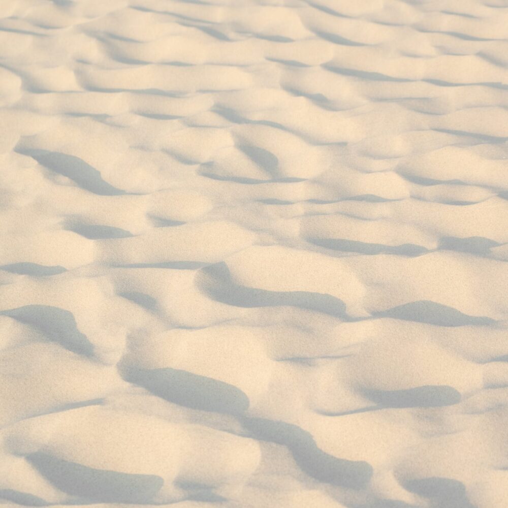Close-up of white sand